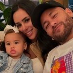 Neymar e Bruna Biancardi com a filha, Mavie - Reprodução/Instagram