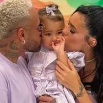 Neymar e Bruna Biancardi com a filha, Mavie - Reprodução/Instagram