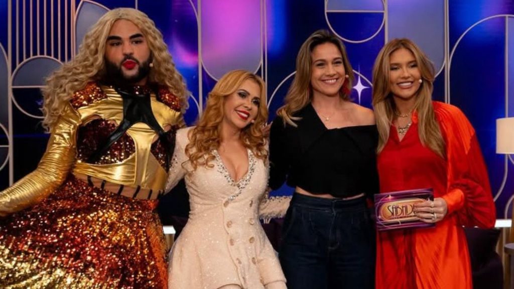 Lucas Guedez, Joelma, Fernanda Gentil e Virginia no "Sabadou com Virginia" - Reprodução/Instagram