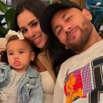 Bruna Biancardi e Neymar com a filha, Mavie