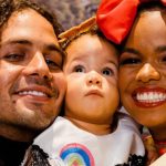 Jeniffer Nascimento com marido e filha - Michelle Fernandez/Brazil News