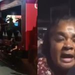 Papai Noel apedrejado na caravana da Coca-Cola - Reprodução/Instagram