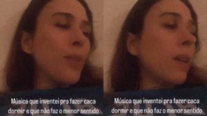 Tata Werneck cantando para a filha - Reprodução/Instagram