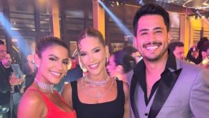 Hariany Almeida , Virginia Fonseca e Matheus Vargas