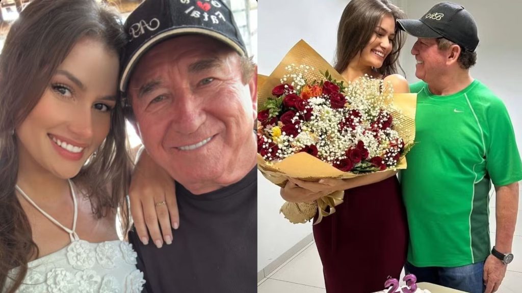 Calita Franciele e Amado Batista - Reprodução/Instagram