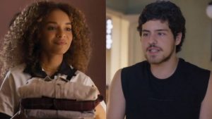 Evelyn e Tomas em 'Mania de Você' - Reprodução/TV Globo