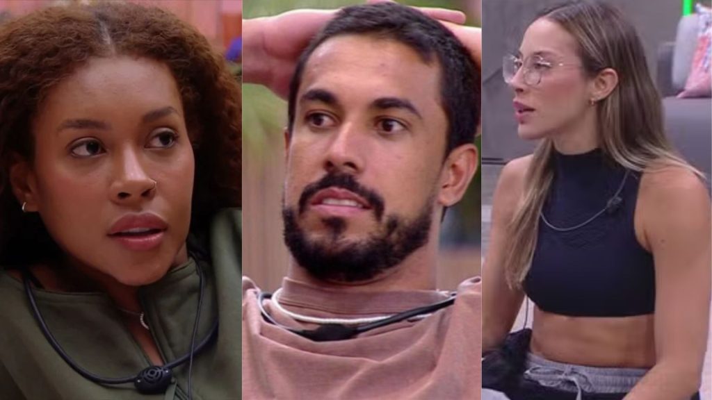 Giovanna, Maike e Renata no 'BBB 25' - Reprodução/Globoplay