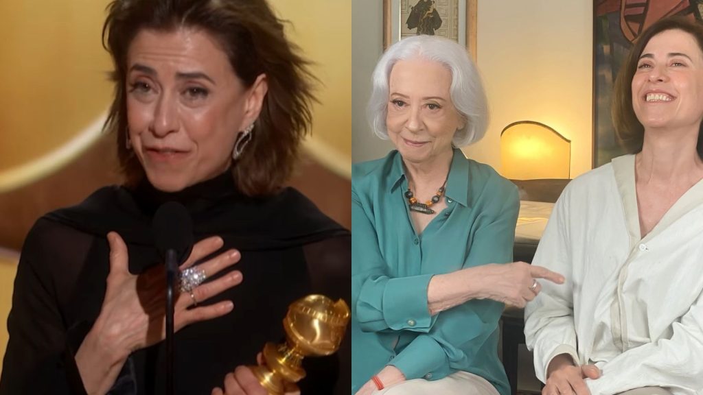 Fernanda Torres ganha Globo de Ouro e Fernanda Montenegro comemora - Reprodução/Instagram