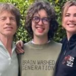 Mick Jagger e Luciana Gimenez com o filho, Lucas - Reprodução/Instagram