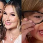 Virginia Fonseca com a mãe, Margareth Serrão e a filha, Maria Alice imitando a avó - Reprodução/Instagram