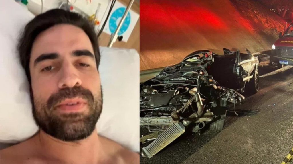 Matheus Dressler sofre acidente com sua BMW - Reprodução/Instagram