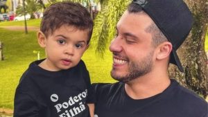 Murilo Huff com o filho, Leo - Reprodução/Instagram