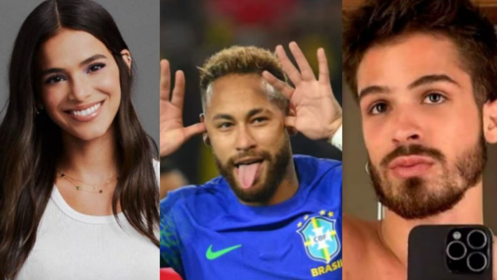 Bruna Marquezine, Neymar, João Guilherme (Reprodução/Instagram)