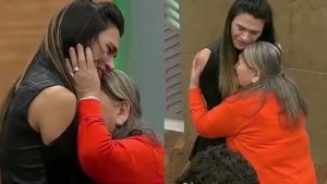 Participante do Big Brother encontra mãe ao vivo pela primeira vez após se assumir trans