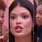 Camilla, Vitória e Thamiris no 'BBB 25' - Reprodução/TV Globo