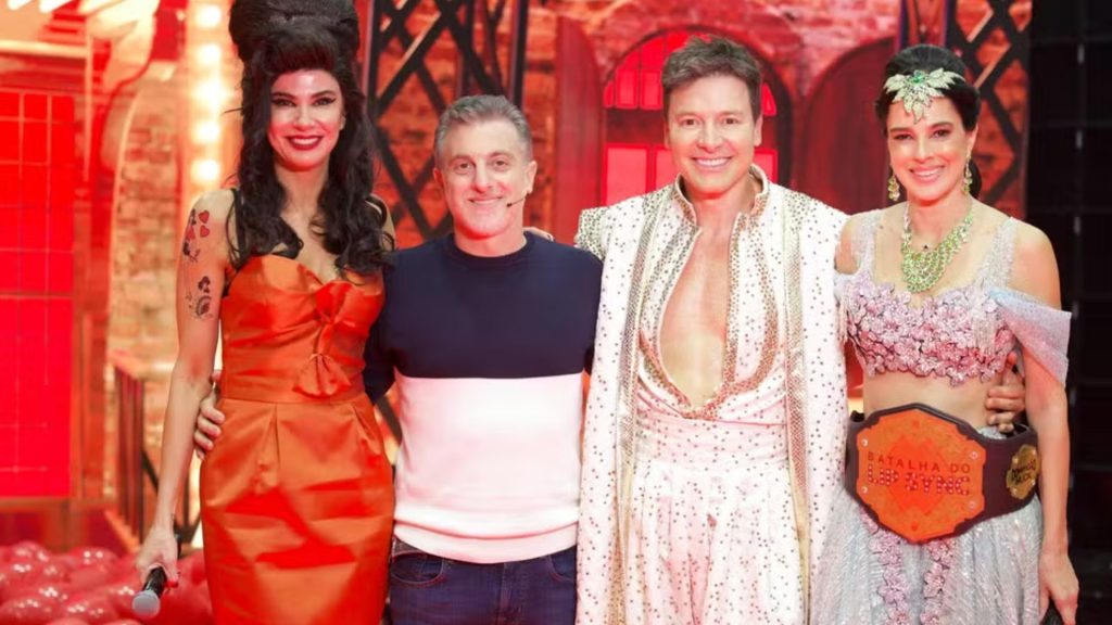 Luciana Gimenez, Luciano Huck, Rodrigo Faro e Vera Viel