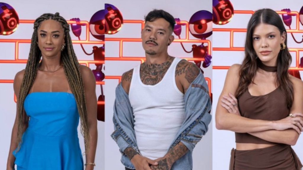 Aline, Gabriel e Vitória Strada no Paredão do 'BBB 25'