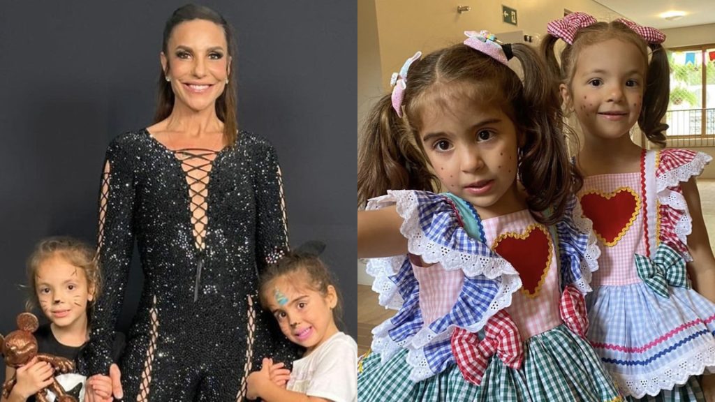 Ivete Sangalo e as filhas - Reprodução/Instagram