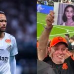 Torcida do Corinthians provoca Neymar com cartazes de Bruna Marquezine