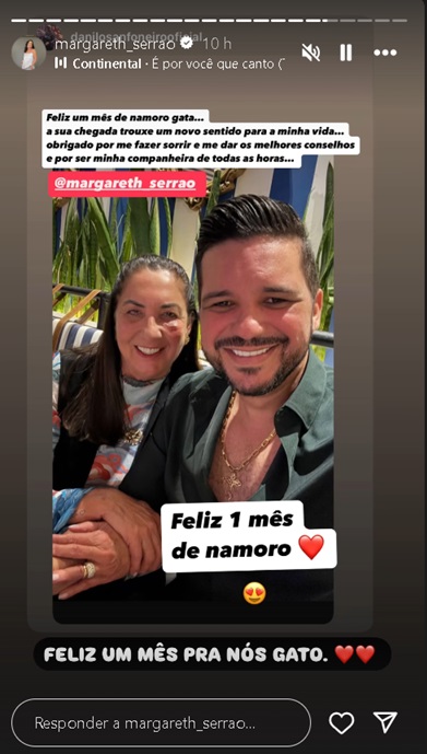 Story de Margareth Serrão - Reprodução/Instagram