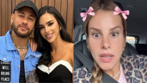 Neymar, Bruna Biancardi e Shantal - Reprodução/Instagram