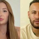 Modelo e Neymar - Reprodução/SBT/Instagram